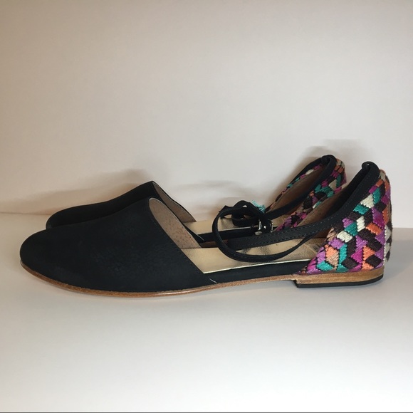 Anthropologie Shoes - Uxibal Chi Chi D’orsay Flats - Black